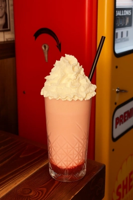 Strawberry frappe